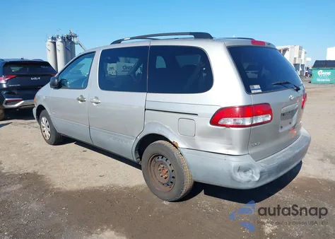 2003 Toyota Sienna Ce из США, поврежденный, VIN 4T3ZF19C33U547269